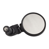Flat/Drop Bar Mirror with Stainless Steel Lens