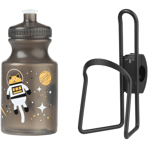 Kids-handlebar-mounted-water-bottle-and-cage-kit