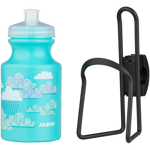 teal water bottle cage